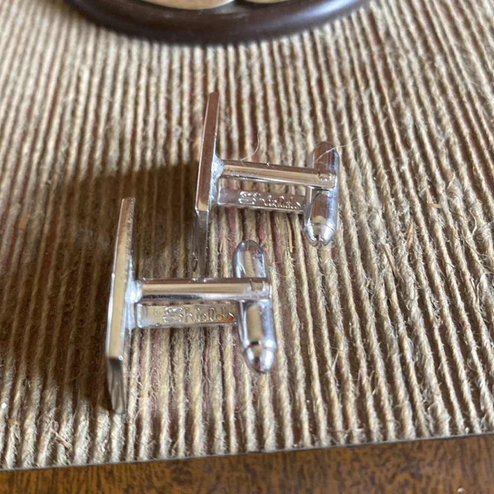 Vintage Shields Marked Rectangular Silver Mid-Cen… - image 5